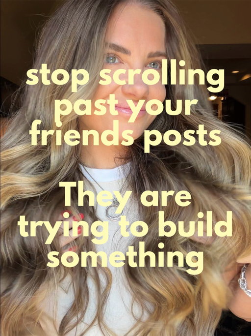 why is it that strangers on the internet support you more than your own friends + family? 

it takes 2 seconds to give a like, save, or comment. If you know someone putting themselves out there on the internet & you see their content - SUPPORT it. 

I know people don't think content creation is a "real job" but I am here to tell you it 10000% is. I work now more than I did at my hospital job. 

It takes hard work & being brave to do this job which is why not everyone can do it, so if you see someone putting themselves out there - cheer them on 👏

Also, find your community. I have met the coolest people who I now get to call friends & I am SO grateful. 

Just be supportive & cheer your friends on. Thats all :)

#ugc #contentcreator #ugccreator #supportyourfriends #smallcontentcreator