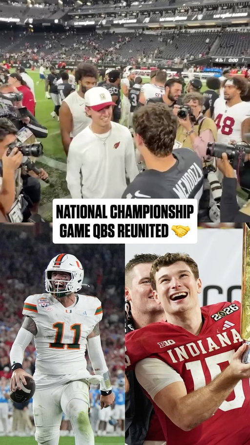 From the national championship to Preseason Week 1 for @fernandomendoza and @carsonbeck 🤝