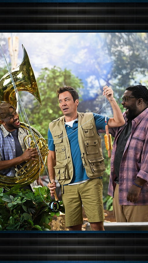 #FordPartner Jimmy, Questlove, James and Damon sing about their outdoor adventures while driving in a @ford Expedition! #FallonTonight