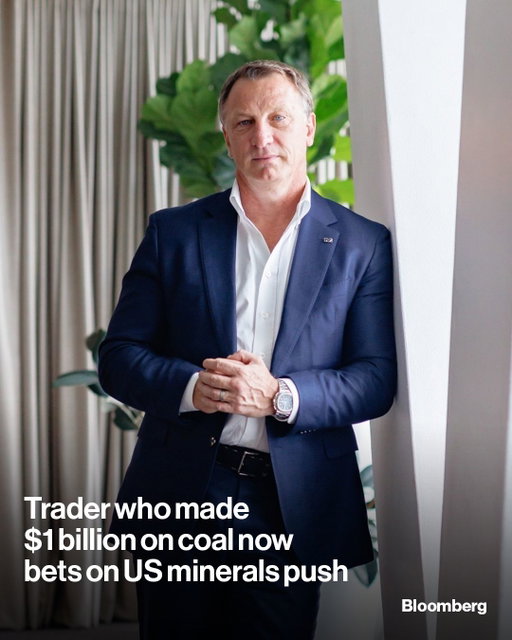 Trader Matt Latimore built a $1 billion fortune from a contrarian bet on coal. Now, he's diversifying into critical minerals that US President Donald Trump has marked essential for national security, steelworks and even a freight railway. Tap the link in our bio for more.

📷️: Ian Waldie/Bloomberg