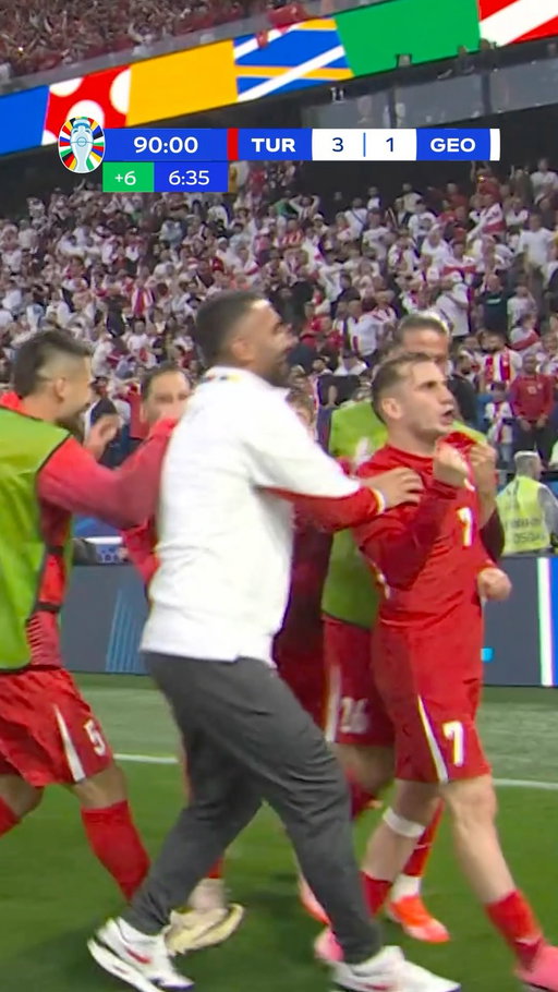 The chaos ending to Türkiye 🆚 Georgia…