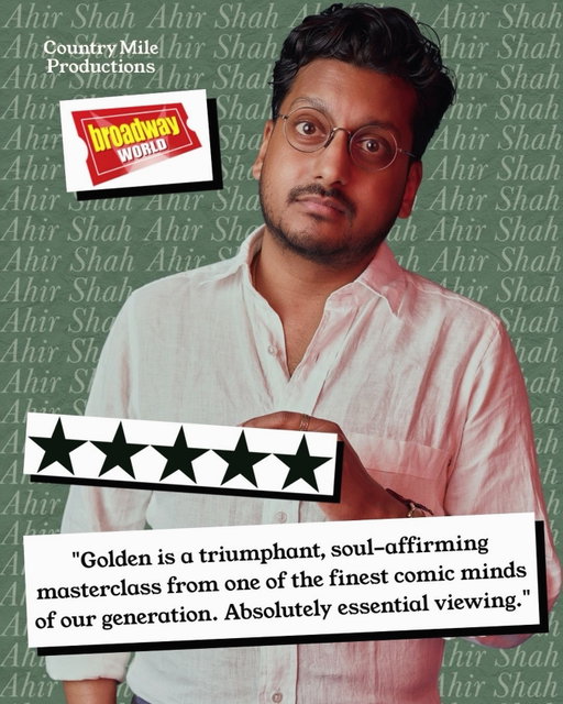 It’s a triumphant ⭐️⭐️⭐️⭐️⭐️ for @ahirshah from @broadwayworlduk! 

It’s “absolutely essential viewing” - and there aren’t many chances left to catch it! Sold out until the 23rd - the final week is selling very fast - or grab a ticket NOW for Ahir’s big extra show at McEwan Hall on Aug 21 👀

🎫 link in bio! #edfringe
