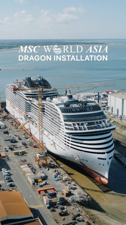 The Dragon has arrived. And it is extraordinary. 🐉
 
📍 MSC World Asia, World Promenade
 
Ten metres above the World Promenade, a new icon takes its place. The Dragon sculpture on MSC World Asia measures 12 metres long and 3.5 metres wide, crafted from stainless steel and finished in pearlescent white. 680 mirrors. 400 metres of strip lighting. More than 3,000 LED points of light.
 
By day, the sculpture commands the promenade with a sense of scale and presence unlike anything at sea. By night, it illuminates, transforms and invites every guest who passes beneath it to look up, pause and dream.
 
More than a design feature, the Dragon is a symbol of who MSC World Asia is: bold, elegant, visionary, and deeply connected to the cultures and stories that inspire every journey. A creation by Balich Wonder Studio.
 
#MSCCruises #MSCWorldAsia #TheArtOfCruising