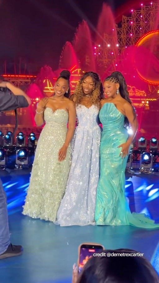 Our Black Disney Princesses! 

Anika Noni Rose, Brandy, and Halle Bailey took the stage at Disneyland last night for Disney Princess: The Ultimate Concert Celebration, featuring the largest gathering of Disney Princess talent ever assembled.

We’ll always have a special place in our hearts for these Black princess trailblazers, so seeing Tiana, Cinderella, and Ariel share the stage for the first time made this one of our favorite moments of the week. 

Nothings impossible when you wish upon a star!