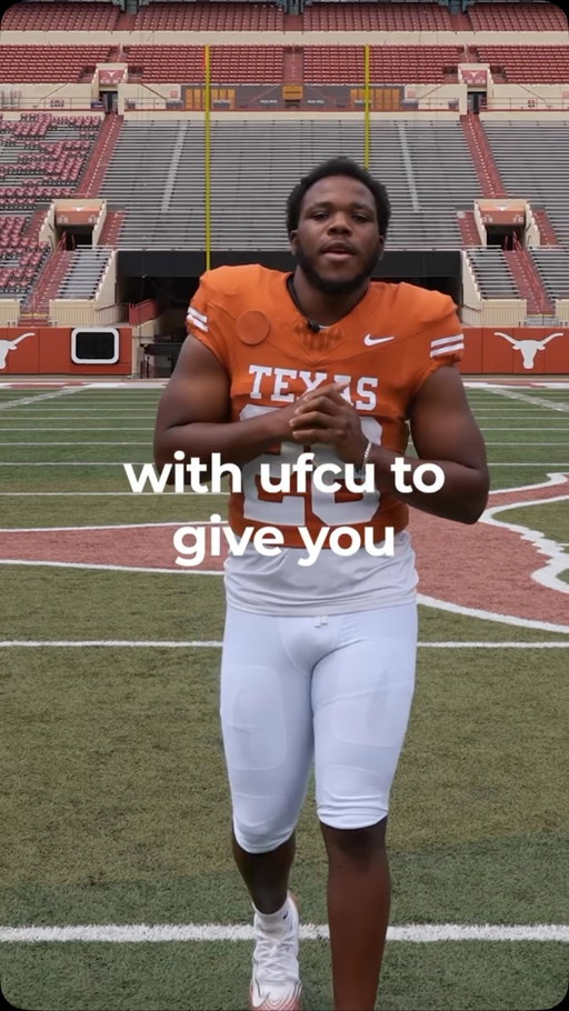 Longhorn fans, this is your chance to win the ultimate game day experience! 🏈🤘
 
I’m partnering with @ufcu_tx to give one lucky winner and three friends the ultimate Texas Football season opener experience on September 5 vs. TXST.
 
Enter now for a chance to win:
🏈 On-field VIP access
🏈 Pregame hospitality experiences
🏈 And more exclusive game day perks
Plus, 10 additional winners will take home prizes including game tickets, gift cards, and autographed footballs.
 
Don’t miss out. Go follow @ufcu_tx and enter at the link in their bio.
Good luck and Hook ‘Em! 🤘
 
UFCU. Official Credit Union Sponsor of Texas Athletics. Banking Loved by Longhorns.