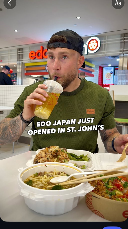 #ad St. John’s finally has its very own Edo Japan! 🇯🇵🔥

Located right in the food court at the Avalon Mall, this one brought back some memories because I used to eat Edo Japan all the time when I lived in Alberta 😂

I got the bento box, which comes with chicken, rice, veggies, plus two sides. I went with the edamame and a sushi roll. I also tried the beef ramen and I’m not exaggerating when I say the broth was so good I could’ve just drank it by itself 😅

But the spicy tuna poke bowl… I’d honestly go back just for that🔥

They only opened a couple days ago and the lineups have already been massive. Even when I was there on day two, there was a lineup pretty much as soon as they opened. If this isn’t your sign to go check out the brand new @edojapanofficial at the Avalon Mall, I don’t know what is 👀

#EdoJapan #AvalonMall #StJohnsNL #NLFoodie