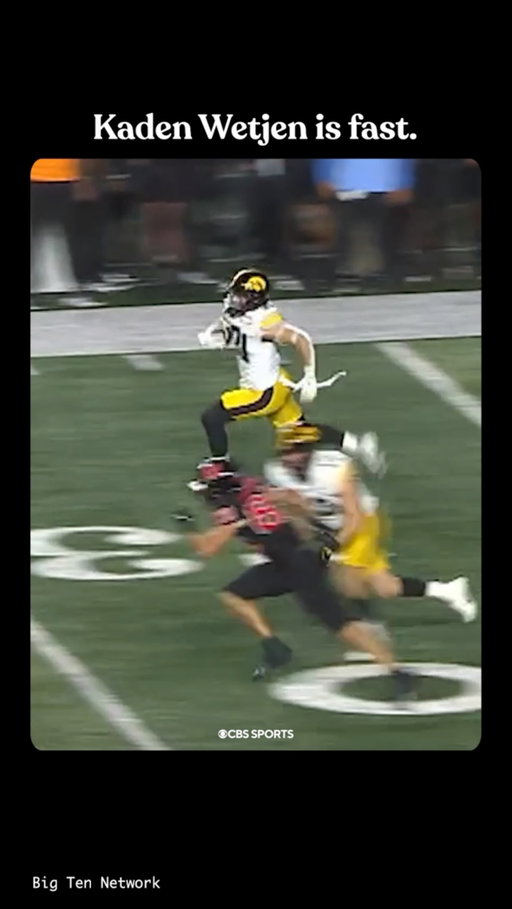 Kaden Wetjen is gonna make Steelers fans happy 💨