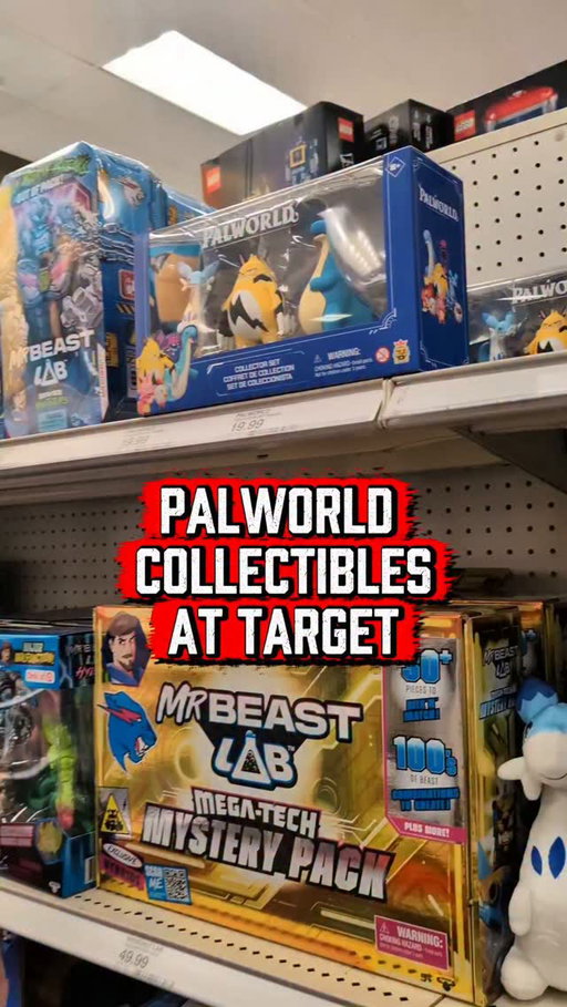 Found some Palworld Collectibles At Target! These look pretty dope, when I was playing it, my favorite pal was Relaxasaurus cause he has a goofy ass walk!

#palworld