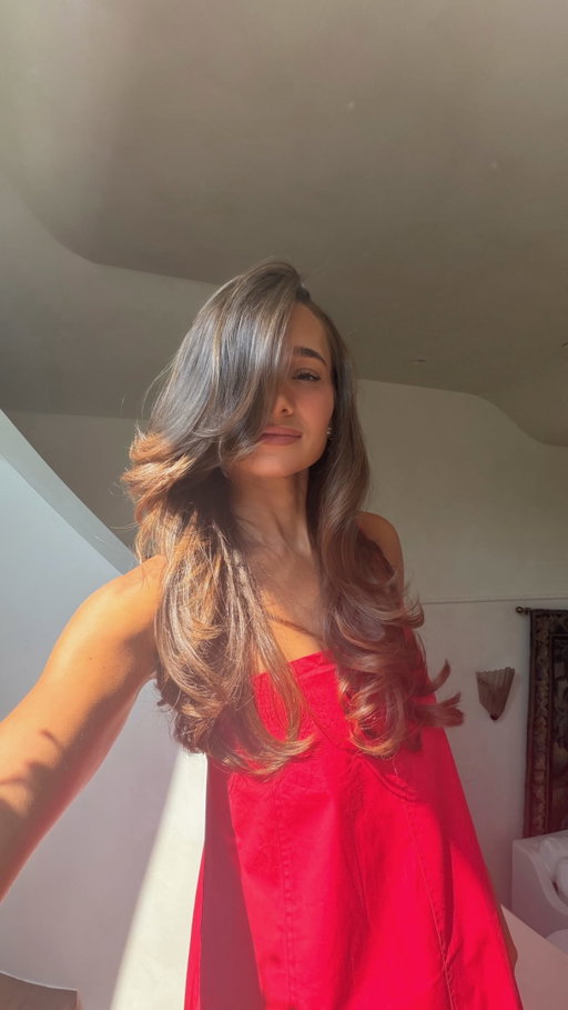 If you want this level healthy hair 🗝️ TRUST ME

~ silk/satin scrunchies over elastics that cause breakage and sleep on a silk pillowcase 

~ use rosemary oil on your scalp twice a week before a wash, heat protectant spray before blow drying, and leave in conditioner

~ dry your hair before bed.. hair is weak when it’s wet so going to bed with a wet head can cause damage / same applies to brushing hair wet, let it air dry a little first and only use a wet brush

~ supplements: all natural hair growth and strengthening pills like Wellbel have changed my life, consistency is key

~ use the right hot tools, heat causes the most damage and I only use the hairbeauron bioprogramming products 

~ only wash your hair 2-3 times a week, use a detox shampoo (Wellbel has an amazing one) 2x and a gentle shampoo the other.. ok this one sucks but cool water rinse at the end of your shower to seal the cuticle for shine.

~ regular scalp massages (even without oil)

~ hair trim every 8-10 weeks for optimal health and will prevent split ends from traveling up the hair shaft