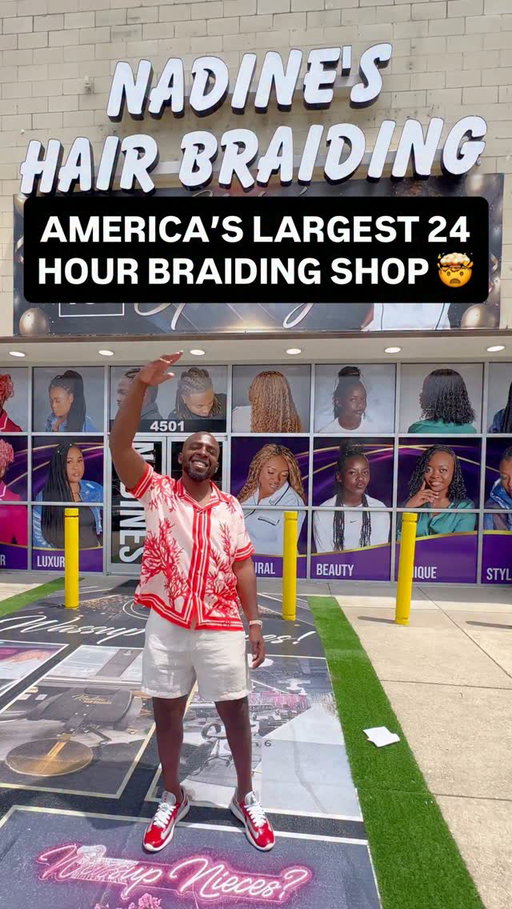 A woman from Cameroon 🇨🇲 came to America with just $50 and built a multimillion dollar braiding empire. Her story is proof that your circumstances don’t have to determine your future. With belief, action, and the courage to keep going, your dreams are possible. 🙏🏾 @nadinehairbraiding 

Nadine’s Braiding Shop 
4501 Mitchellville Rd
Bowie, MD 20716

If you want to learn how to get paid to travel and learn directly from the millionaire entrepreneurs and creators I interview, comment “FREEDOM” ✈️