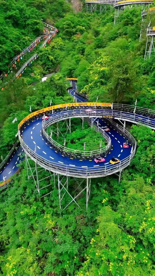follow @georgeandcris for travel inspo 😍

Real-life Mario Kart in China?! 🏁🎮📍👇

📍 OMG Park – Hangzhou, China 🇨🇳

💨 Race down the mountain on this insane mountain kart track at OMG Park! 

🏎️ Speed through winding mountain roads, sharp turns, and scenic forest views as you make your way down the track. It seriously feels like Mario Kart came to life! 

⛰️ One of the most fun and unique ways to experience the mountains near Hangzhou!

🫶🏼 Send this to the person you’d want to race down the mountain with! 

#mariokart #bucketlisttravel #adventuretravel #china
