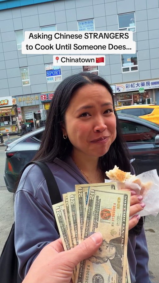Asking Chinese STRANGERS to Cook Until Someone Does #cookingchallenge #cookforme #cooking #newyork