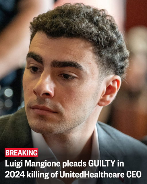 BREAKING: Luigi Mangione pleaded guilty in the 2024 killing of UnitedHealthcare CEO Brian Thompson. Mangione confessed to the judge saying that he shot and killed Mr. Thompson. He will be sentenced on December 18th.

#breakingnews #LuigiMangione