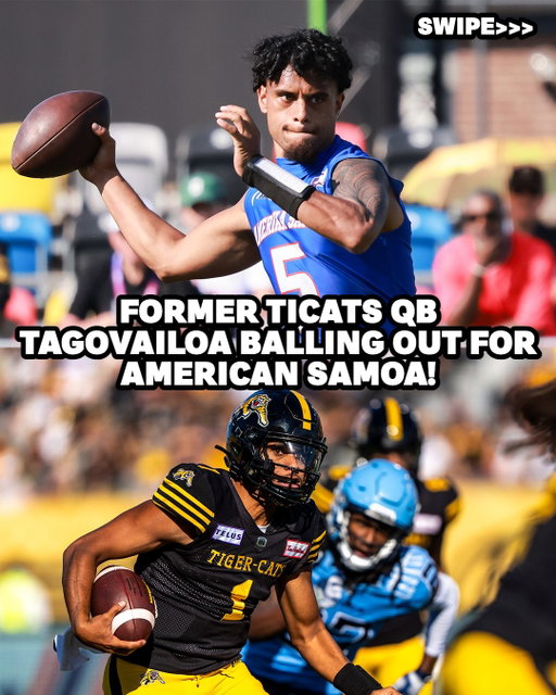 Former Ticats QB Taulia Tagovailoa is making his mark at the 2026 IFAF Flag Football World Championships! 💪

📸: Johannes Missenharter/AP Content Services for International Federation of American Football