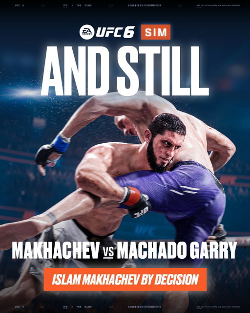 Before the Octagon decides #UFC330 
We let #UFC6 make its prediction.
Islam Makhachev by decision.
Agree with the result? 👇