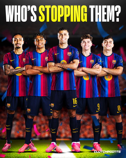 Who’s stopping this Barcelona team? 🔴🔵

After weeks of rumors linking him with Real Madrid, it now appears Rodri has chosen FC Barcelona.

According to reports, personal terms are already agreed, and the only thing left is for Barça to reach an agreement with Manchester City over the transfer fee.

If the deal gets done, this Barcelona squad suddenly looks terrifying heading into the 2026/27 season.

⭐ Rodri
⭐ Lamine Yamal
⭐ Pedri
⭐ Pau Cubarsí
⭐ Ferran Torres
⭐ Raphinha

Barcelona will be aiming to win everything: LaLiga. Copa del Rey. Champions League 🏆