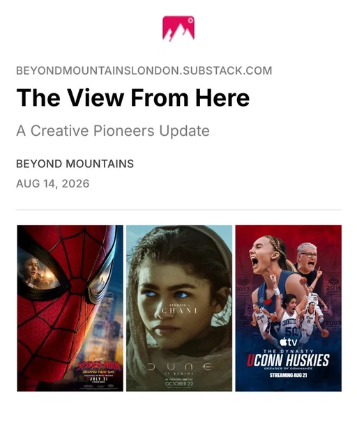 Edition 2 of The View From Here - a culture shot to your fattiest mid section (a safe distance from the belly button).

Click the link in our bio to read.