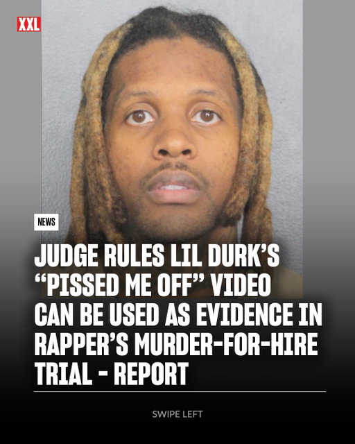 A judge has reportedly ruled that Lil Durk’s “Pissed Me Off” video can be used as evidence in the rapper’s murder-for-hire trial.

On Thursday (Aug. 13), U.S. District Judge Michael Fitzgerald ruled in favor of the prosecution’s motion to let the jury hear the song and see the video for the 2021 track, according to Rolling Stone. The feds asked the judge to allow the track to be included in the trial late last month, saying the song’s lyrics prove that the Chicago rapper, born Durk Banks, was willing and able to retaliate for the death of King Von.

“Boy, no cap, I got killers that I love and they don’t rap,” Durk rhymes in the video, where he can be seen carrying large stacks of cash. “Grab a gun if you ain’t with it, put up money for a gun/Put up money for a hot car, put up money for a bond/I don’t see you on the regular, but I see you screamin’, ‘Von.’”

Investigators say Durk paid five men to murder Quando Rondo, whom he deemed partially responsible for the death of King Von, who was killed by Rondo’s associate Timothy Leeks following a fight in 2020. The murder attempt resulted in the death of Quando Rondo’s cousin. Durk was arrested in October of 2024 and has pleaded not guilty.

Jury selection for the trial is expected to start on Aug. 20, with opening arguments beginning as early as Aug. 21.

XXL has reached out to Lil Durk’s attorney for comment.