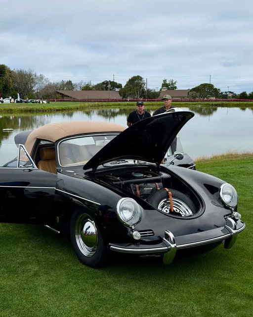 Our 1960 Porsche 356B Cabriolet is on the lawn at Werks Reunion for the Porsche Classic Restoration Challenge.
#PorscheChallenge26 #PorscheClassic #Porsche356 #Porsche356B #PorscheRestoration #WerksReunion #MontereyCarWeek #PorscheBend