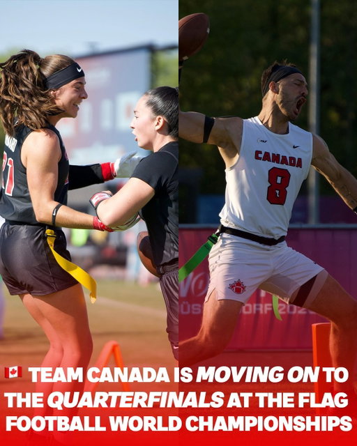 Canada is quarterfinal-bound at the 2026 IFAF Flag Football World Championships! 🇨🇦