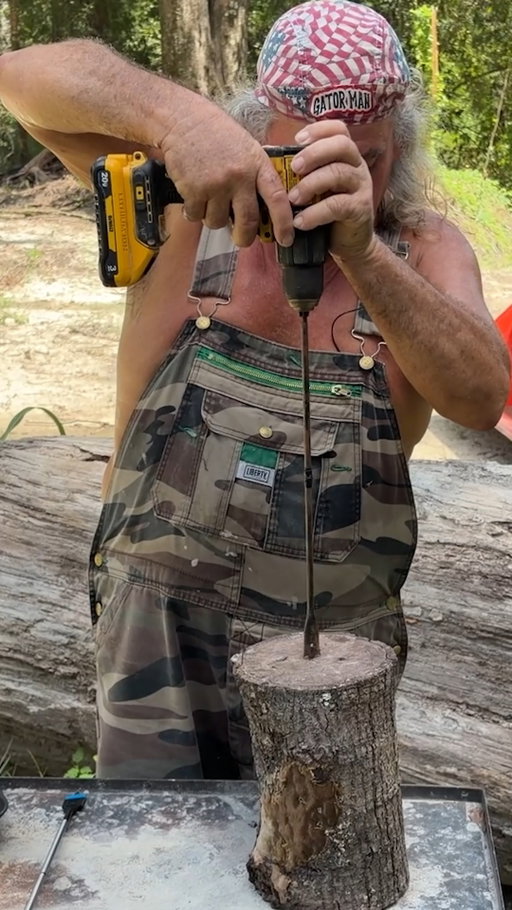Building a Log Rocket Stove!