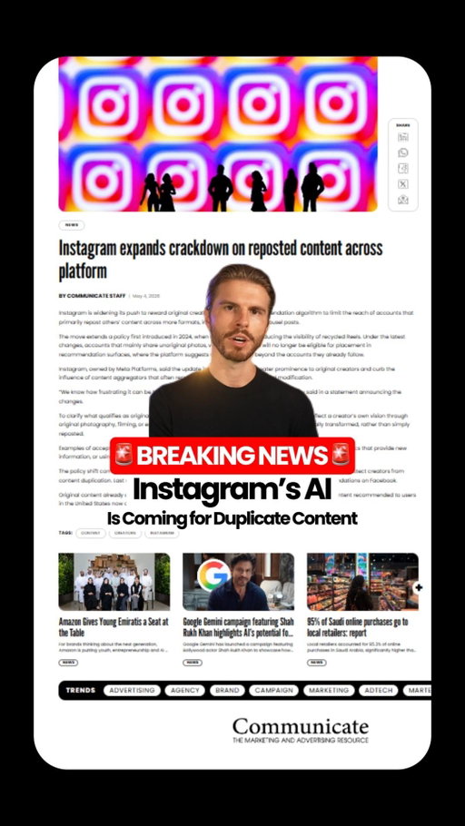 If your social strategy relies on recycled clips, expect your reach to tank 👀