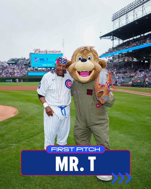 I pity the fool who doesn’t bring the heat at Wrigley Field. 🔥