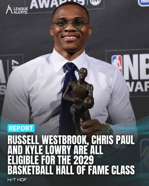 All three guards closed out their careers this year, which lines them up for the same Hall of Fame ballot in 2029. Together they played 59 NBA seasons.