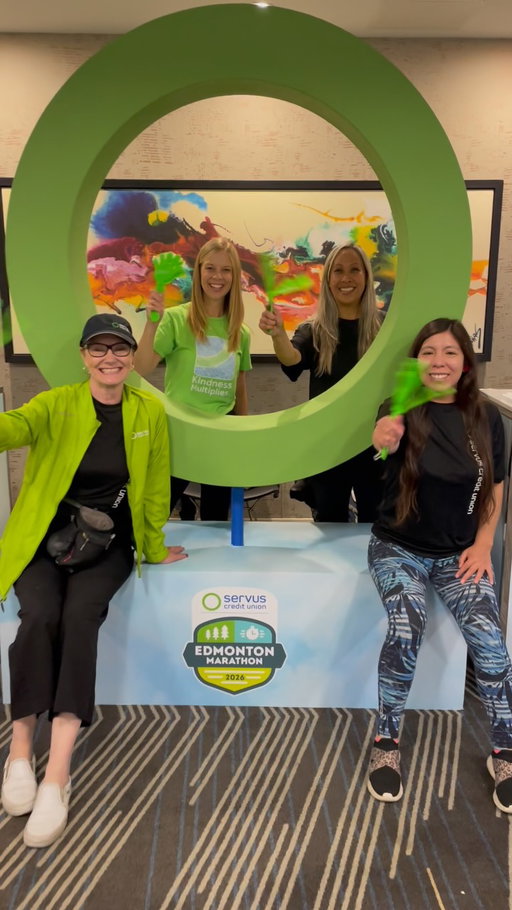 🏃🏽‍♀️🏃🏽‍♂️💚 The wait is almost over. 
This Sunday, thousands of runners will hit the streets for the 35th Servus Edmonton Marathon. From first-time participants to seasoned marathoners, every runner will arrive at the start line with a goal, a story and months of preparation behind them. 
We’re excited to celebrate another incredible weekend of perseverance, community and achievement. 
Whether you’re running, volunteering or cheering from the sidelines, we can’t wait to see our city come together. 
See you at the start line! 👟✨
#servusedmontonmarathon #runyeg #yegevents  #marathonweekend