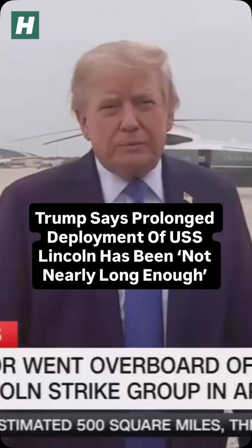 President Donald Trump showed a complete lack of concern for the roughly 5,000 sailors aboard the USS Abraham Lincoln as it continues its prolonged deployment in the Middle East.

Asked Friday about concerns that sailors are dealing with a lack of food and basic supplies — with some reportedly attempting to jump overboard — Trump said simply that “they’re not.”

Read more at our link in bio. 🎥 CNN