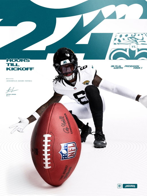 We play football tomorrow.

#JAXvsNO