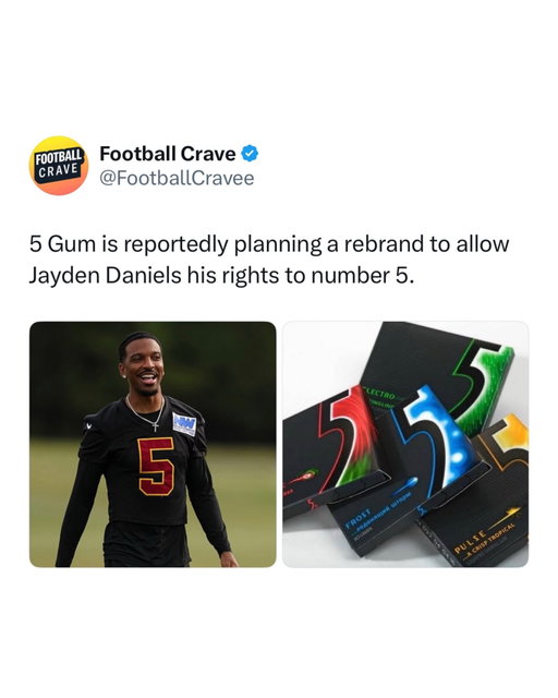 Let’s chill on Jayden 😭

Follow @quarterbacksonly to stay tapped in 

Jayden Daniels is dealing with a pretty messy situation with LSU over his old No. 5 jersey. LSU gave the number to sophomore cornerback DJ Pickett, even though Daniels and his family apparently believed No. 5 would be preserved because of what he accomplished there. Pickett had reportedly been promised No. 5 during recruiting, and new LSU coach Lane Kiffin decided to honor that promise. 

Things escalated when Daniels’ representatives sent LSU a cease-and-desist letter, telling the school it could no longer use Daniels’ name, image or likeness. Reports also say Daniels’ side asked LSU to return the school’s copy of his Heisman Trophy, although LSU has pushed back on that request. Daniels won the 2023 Heisman Trophy after an incredible final season at LSU, so his side views No. 5 as part of his legacy with the program. 

The controversy has gotten bigger because people are comparing Daniels’ situation to Joe Burrow’s No. 9, which LSU has continued to keep out of circulation. Daniels addressed the drama this week and said his main focus is the Commanders and that he hopes everything with LSU can be handled privately. So right now, it’s basically a dispute about respect, legacy, jersey No. 5 and LSU’s use of Daniels’ NIL, rather than an issue with Daniels and the Commanders.