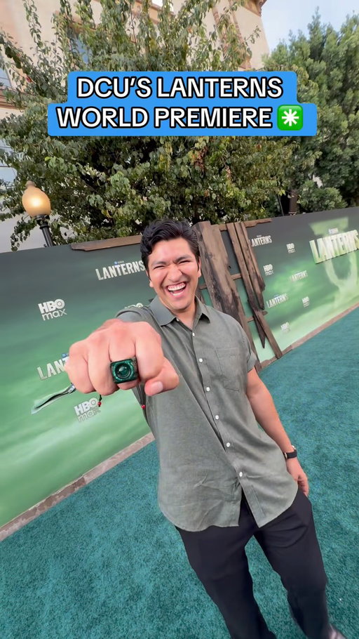 Come with my brother and I to the Lanterns World Premiere @rayheadlines 🤯 Lanterns debuts on Sunday, August 
16 at 9:00PM ET on HBO Max 📺 Thank you  @hbomax @greenlantern @dcofficial @warnerbros 💚 

#Lanterns #HBOMax #blurayangel #greenlantern #dcu