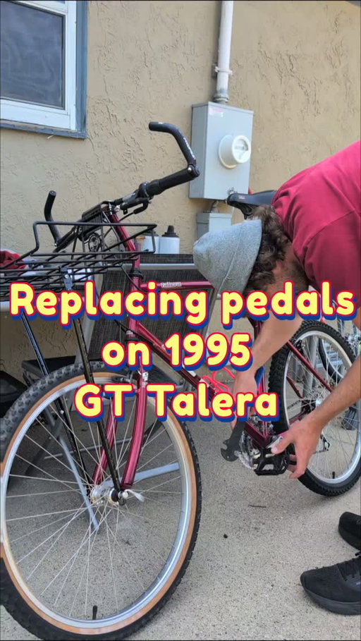 Replacing pedals on 1995 GT Talera