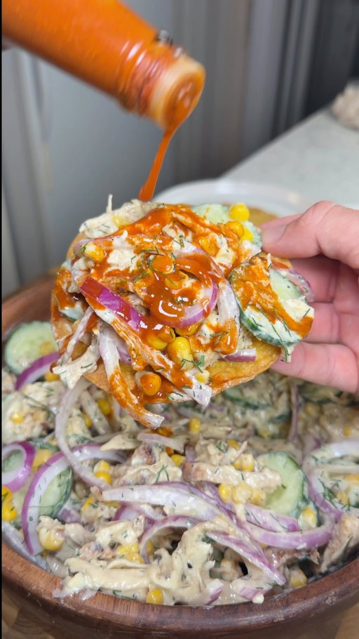 SAVE THIS ‼️This Creamy Chicken Cucumber Salad is exactly how I lost 40lbs 🤯🥒 (recipe 👇🏽)

Announcements:
✅ Want to lose weight without eating boring food? My digital cookbooks include 180+ high-protein recipes with calories and macros included! Grab yours on my site today! 😊
✅ OR Comment “cookbook” and I’ll send you the link! (Macros and Calories Included) 💪🏽
✅ I developed new seasonings for everyday cooking! @spicexseasoning OUT now! 👀

Macros per serving ( makes x2): 542 calories | 84g P | 31.5g C | 7.5g F

Ingredients:
1 lb chicken breast seasoned with @spicexseasoning daily blend, shredded 🍗
2 Large Cucumbers 🥒 
1 cup Corn 🌽 
1/2 Red Onion, julienned 🧅 
Salt and Pepper, to taste🧂 
2-3 tbsp Chopped Dill 🌿 (optional)

For the creamy dressing:
1 cup non fat Greek yogurt
3 tbsp light mayo
2 tbsp yellow mustard
2 minced garlic cloves 🧄 
Salt, to taste
1 lemon juice 🍋 
2 tsp of honey 🍯 
water 💦 if too thick

Enjoy 😊 

If you want weekly recipes and discounts straight to your email inbox every Sunday then comment “newsletter” 😌📧
.
.
.
.
#icekarim #healthyrecipes #easyrecipes #mealprep #quickrecipes