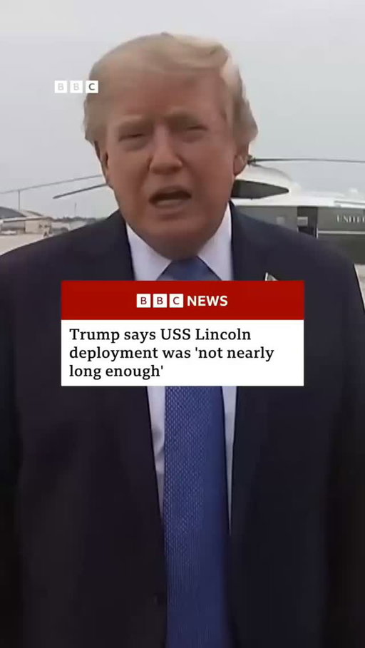 A US aircraft carrier is headed to the Middle East to replace the USS Abraham Lincoln, on which thousands of sailors have reportedly faced food shortages and difficult conditions on an extended, nine-month deployment.
 
Family members of sailors onboard the Lincoln have expressed concern about their mental health deteriorating due to the conditions, with some sailors having reportedly attempted to jump overboard.
 
While the US Navy has acknowledged supply challenges, it has denied that a mental health crisis is taking place on the Lincoln, which has 5,000 onboard.
 
Tap the link in @BBCNews’s bio to learn more.
 
#BBCNews