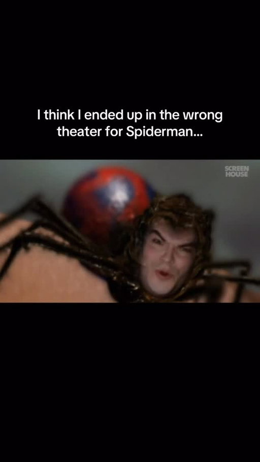 We thought it was called Brand New Day not Brand New Spiderman😂 #spidermanbrandnewday #spiderman #jackblack #sarahmichellegellar #movies