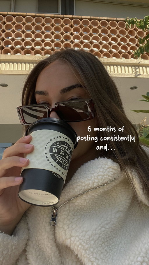 does six months on consistency pay off? well… 👀🫶🏼