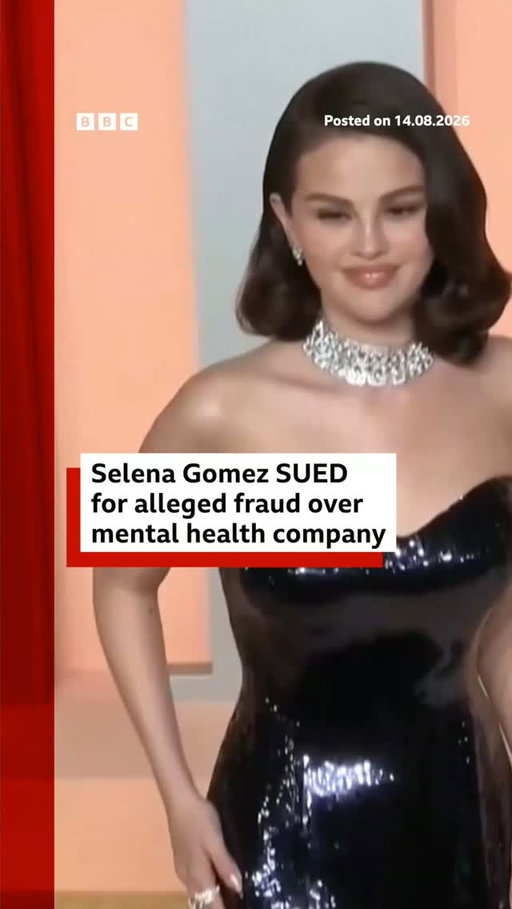 Selena Gomez is being sued by five investors who backed Wondermind Global, a mental health business she founded with her mother five years ago.
 
Shareholders are claiming the pop star failed to fulfil promises that she would be "actively building" the brand, and has instead left it in a "state of financial calamity".
 
Tap the link in @BBCNews's bio to read more on this story. 
 
#SelenaGomez #BBCNews