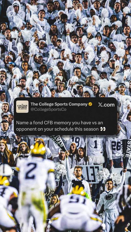 A moment that will go down in Penn State history 📢

Ready to face Michigan once again this season 🔥
•
•
•
•
#WeAre #WeArePennState #PennState #NittanyLions #CFB
