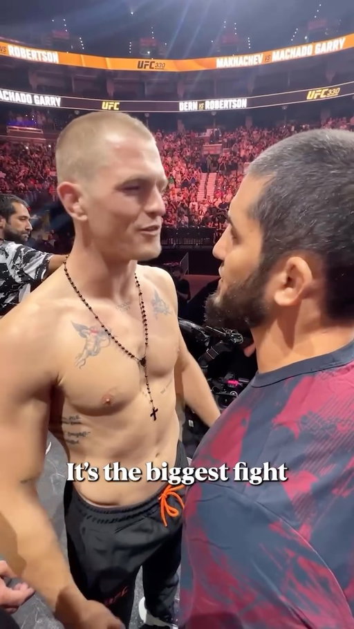 PSYCHOLOGICAL WARFARE! 🤯

Garry: “The biggest fight”

Makhachev: “It’s not the biggest”

Garry: “You know it is”

Makhachev: “For me, it’s not”

#UFC330 #UFC #MMA | Saturday | Stream TNT Sports on HBO Max (via @danawhite)