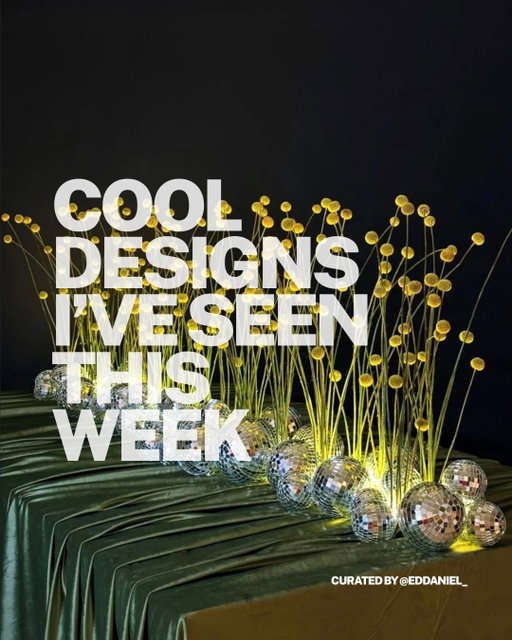 Designs that made me take a second look. Many things inspire me. And committing to sharing them with you. Which one stood out to you?

Disclaimer: This is not my work. Please tag the designer! ✨

#EventDesign #Hosting #Hospitality