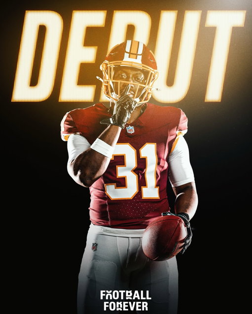 Commanders' sixth-round rookie RB Kaytron 'Fatman' Allen had himself a nice NFL debut against the Miami Dolphins 💪 🔥

▫️23 CARRIES 
▫️85 RUSH YDS 
▫️1 RUSH TD
▫️1 REC, 1 YD 

It was a nice outing for Allen as he looks to secure a spot on the final 53-man roster. 

(🎥: NFL)