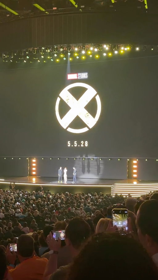 BREAKING: X-MEN MOVIE + CAST JUST REVEALED AT D23! 🚨
 Inde Navarette - Rogue
Kit Connor - Cyclops
Christopher Abbott - Professor Charles Xavier
Samara Weaving - Emma Frost
Maya Boyd - Storm
Adam Driver - Mister Sinister
Sadie Sink - Jean Grey
In theaters on May 5, 2028.

 @disneyd23 #D23Creators