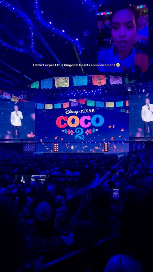COCO 2, KINGDOM HEARTS IV, WHAT A TIME 😭 #coco #d23 #disney