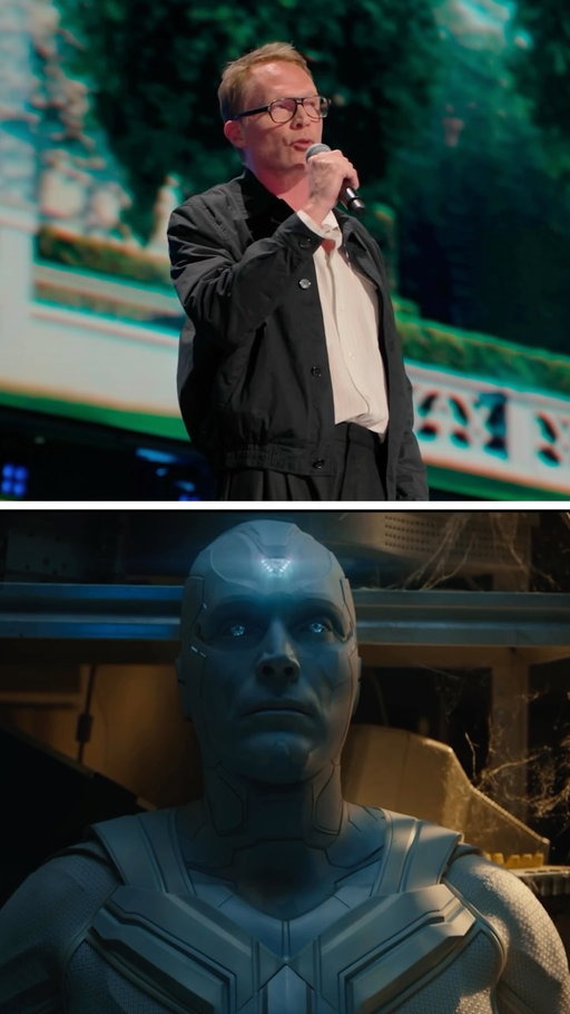 Paul Bettany and James Spader join the #D23 celebration with a special look at their return in Marvel Television's VisionQuest, coming to @DisneyPlus October 14.