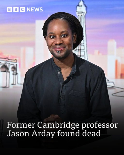 Jason Arday, the former University of Cambridge professor at the centre of a plagiarism row, has been found dead.
 
Emergency services said a 41-year-old man was found "unresponsive" at an address in Battersea, south London, on Friday afternoon.
 
Arday resigned as a Cambridge professor of sociology of education last week after allegations of plagiarism and questions about some of his achievements. He had denied the claims.
 
Arday's family said in a statement that they were "in shock to have lost this amazing father, partner, brother, uncle and son".
 
In a statement, the Metropolitan Police said his death is "being treated as unexpected, but is not believed to be suspicious."
 
Tap the link in @BBCNews's bio for more information.
 
#BBCNews