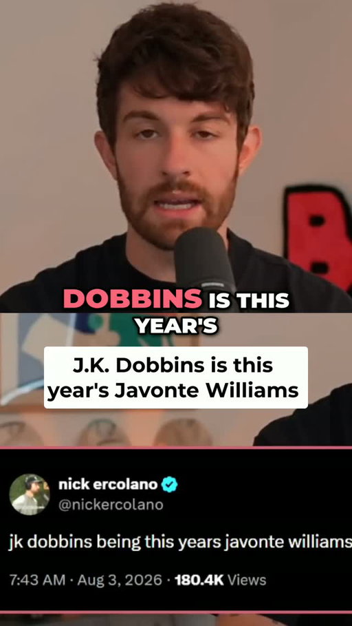 JK Dobbins is this year's Javonte Williams #bdge #bdgefantasy #fantasyfootball #fantasy #football #fantasydraft #nfl