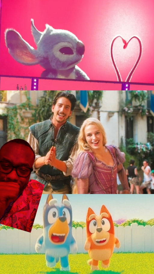 Angel revealed for Lilo & Stitch 2, live action Tangled first look, and The Bluey Movie teaser trailer with new animation. D23 Entertainment Showcase Reveals. @disney @disneyd23 #stitch #tangled #bluey #disney #d23creators