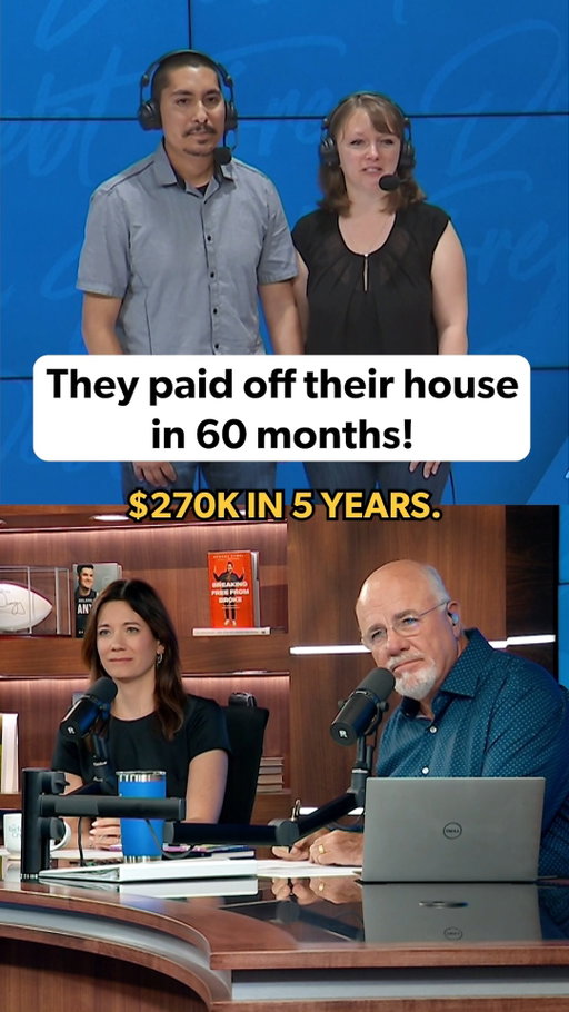 EveryDollar users Ruben & Kirsten changed their family tree in Colorado Springs. They own a $425,000 home outright at 31 and 35.

The plan started before the wedding... Ruben heard the show on the radio eight years ago, driving home unhappy with where he was in life, and it clicked instantly. When they got the mortgage, they automated the extra principal payment from day one, setting it more than double the standard amount so the gap was closed before impulse decisions could fill it. They drove dented cars, kept their eyes on the goal, and paid off $270,000 in five years on income that grew from $72,000 to $112,000.

Their key to success: "Automate your discipline. Close the gap before you can make impulse decisions."
